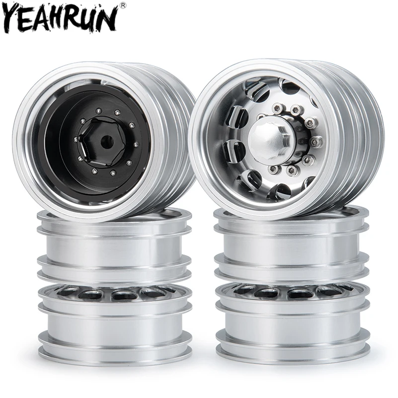 

Колесные диски YEAHRUN Tamiya, металлические ступицы для 1/14 Tamiya, запчасти для обновления радиоуправляемого автомобиля