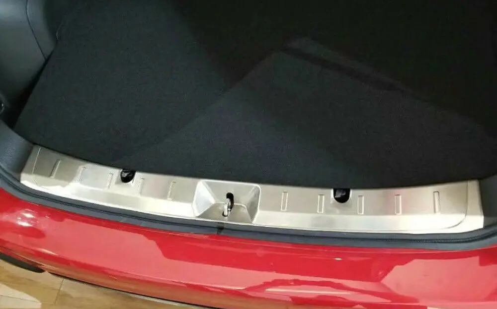 

For Subaru crosstrek 2018 2019 Interior Outer Rear Bumper Protect Cover Trim