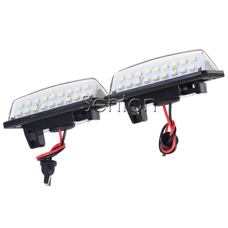 1 пара автомобиля номерной знак светильник 12V SMD СВЕТОДИОДНЫЙ стайлинга