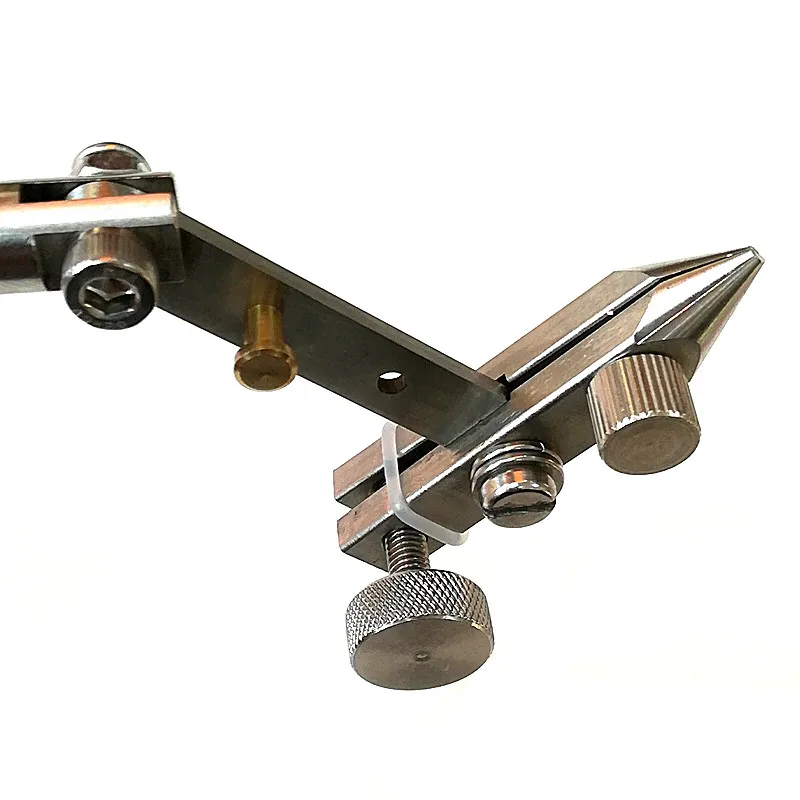 KKWEZVA set silver grade rotary fly Tying Vise  C-Clamp strengthened Hard Jaws 360 degree rotation precision fly tying tools