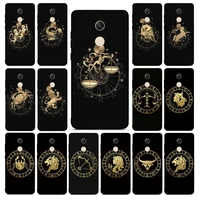 yndfcnb zodiac signs phone case for redmi note 4 5 7 8 9 pro 8t 5a 4x case