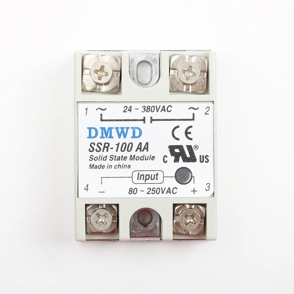 Твердотельное реле Φ 60A 80A 100A AC Control Relay 80-250V TO 24-380VAC SSR 60AA 80AA 100AA | Обустройство дома
