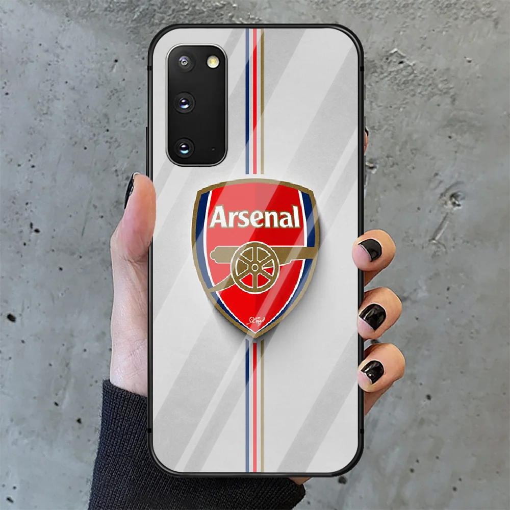 

Arsenals Football Phone Tempered Glass Case Cover for Samsung Galaxy A M 12 20 21 30 31 40 50 51 52 70 71 72 E S 3D Black Etui