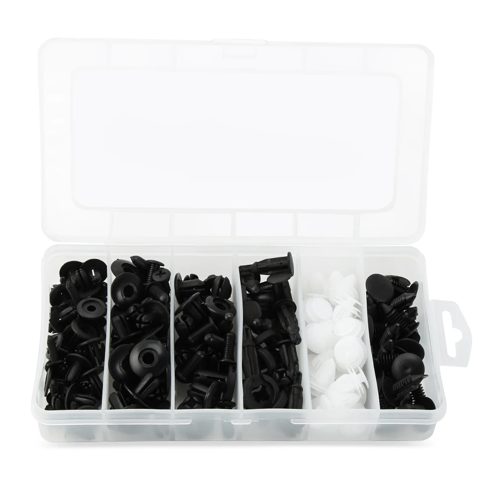 Автомобильные зажимы заклепки 100 шт. 6 размеров для jeep renegade wrangler compass fiat 500 dodge ram