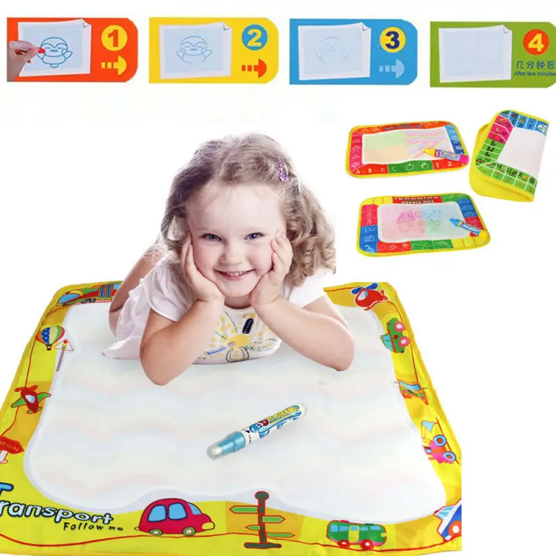 

Горячая Распродажа 2021, Новое поступление, детская водная ручка для рисования, рисования, аквадол, коврик, доска, детская игрушка, подарки, де...