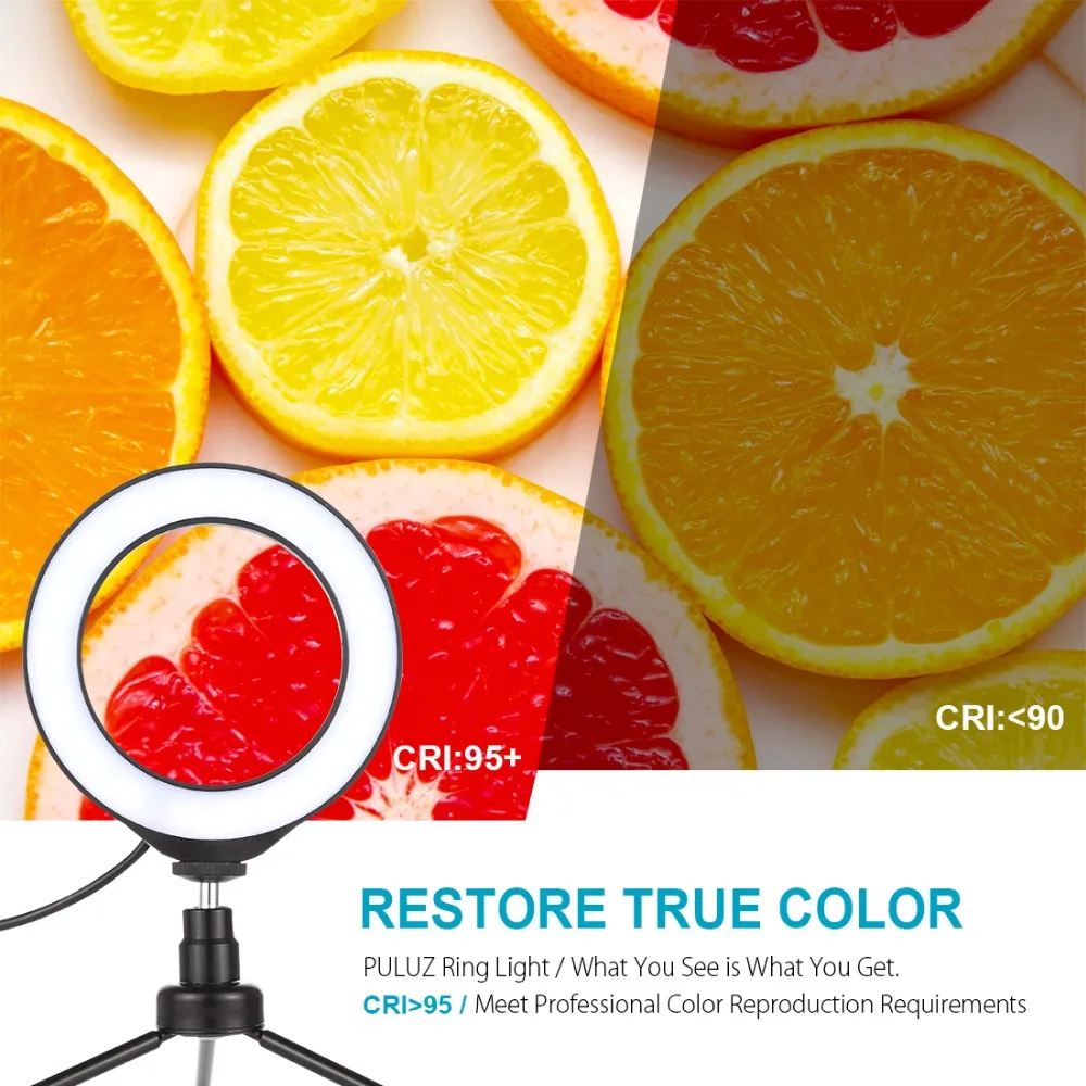 4 7 дюйма/12 см USB белый свет LED фотография селфи кольцо видео Vlogging заполняющий для