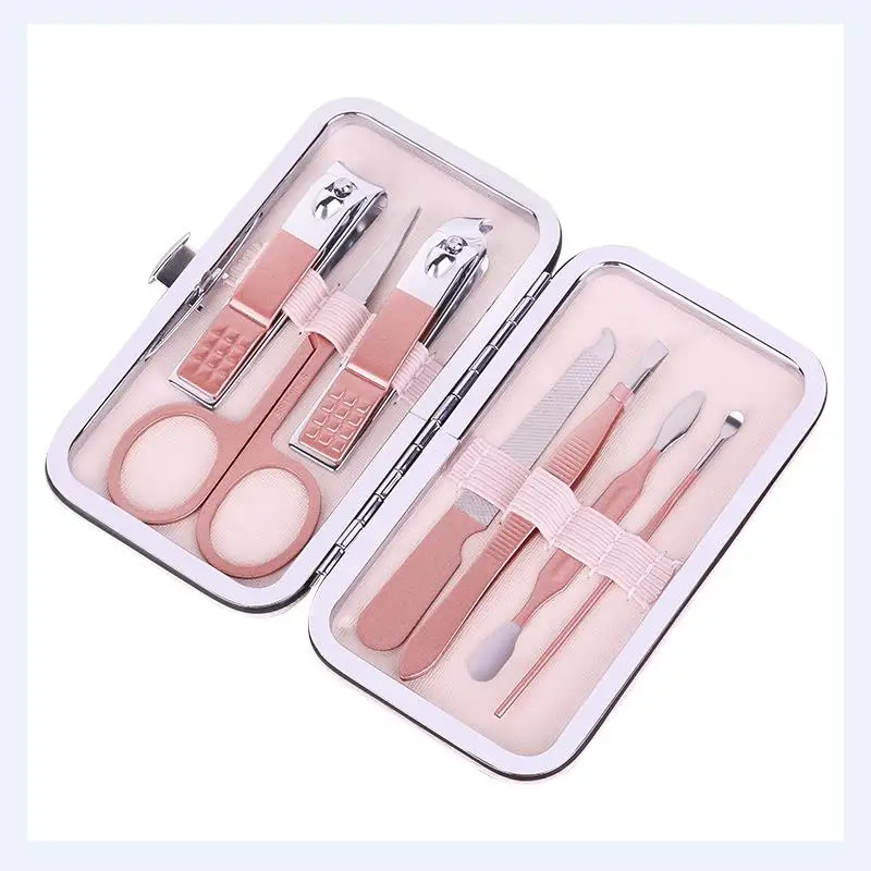 

Rose gold set nail clippers suit household beauty manicure nail tools portable gift sharp nail clipper