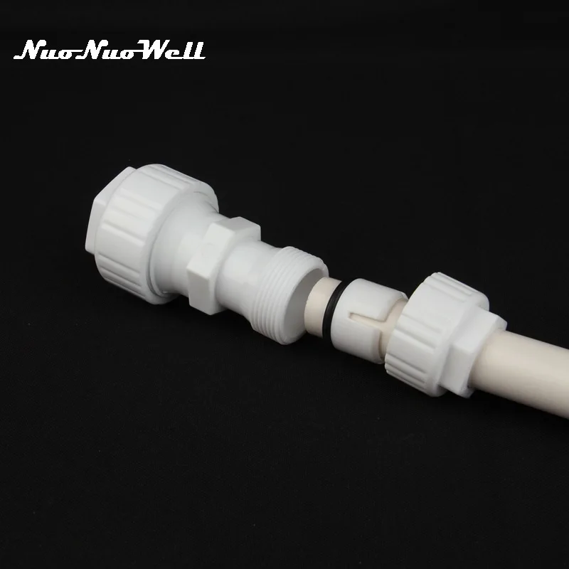 

1pc NuoNuoWell POM OD 25mm-20mm Pipe Reducing Straight Quick Connector Tube Coupling Fittings Garden Irrigation Watering Adapter