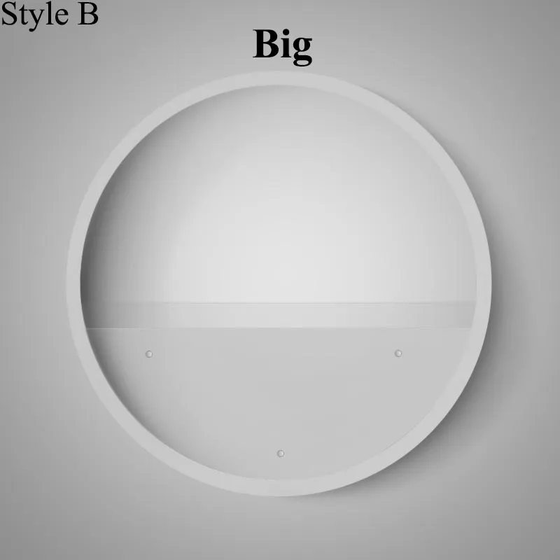 B (Big Style) Простая круглая цветная настенная ваза, железная суккулентная растительная стеклянная горшок для комнатных цветов, креативный домашний декор, офисное настенное украшение бонсай - Цвет: B (Big Style)