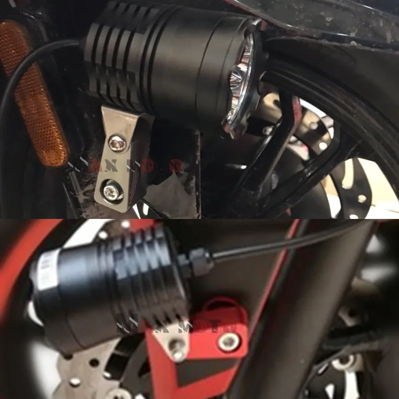 For SUZUKI GSR400 GSR600 GSR750 GSR 400 600 750 B-king BKING Motorcycle Lower Fork Spotlight Holder Lights lamp Mounting bracket |