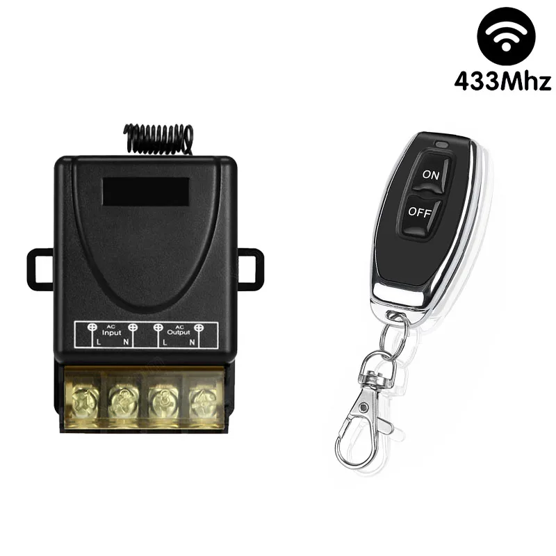 

Беспроводной переключатель WenQia 220В 30А 433МГц