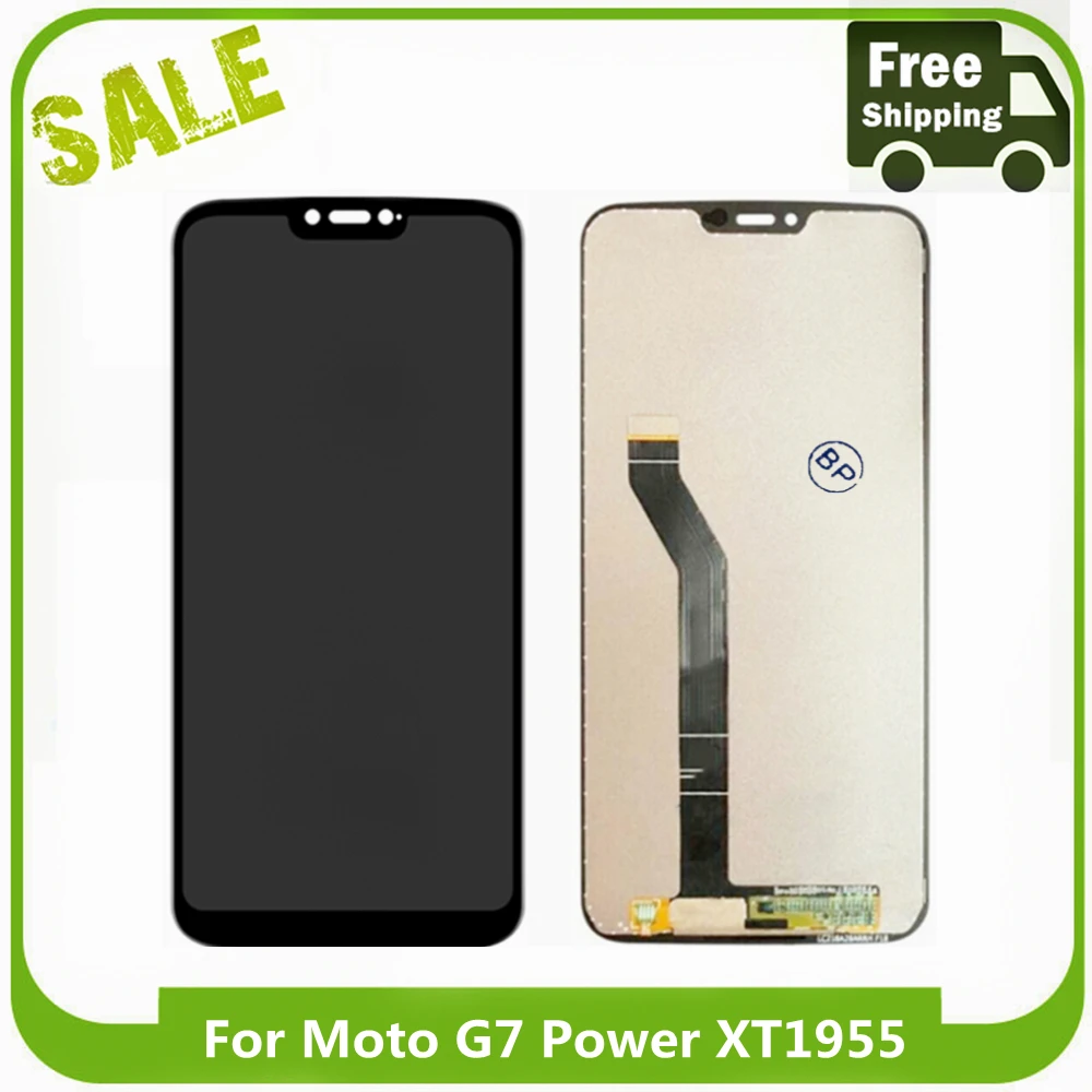

ЖК-дисплей сенсорный экран дигитайзер сборка для Motorola G7 Power XT1955 ЖК-дисплей для Moto G7 Power XT1955