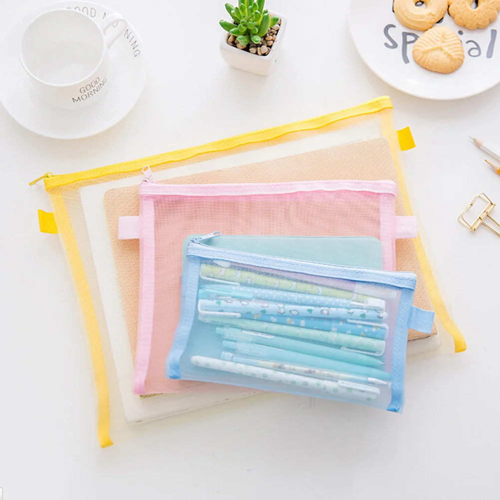 1 шт. прозрачный чехол пенал на молнии школьные принадлежности|Пеналы| |