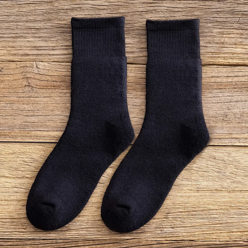 

6 Pairs Winter Warm Socks Women Soft Cashmere Wool Thermal Socks Ladies Velvet Boots Floor Snow Socks Designer White Socks