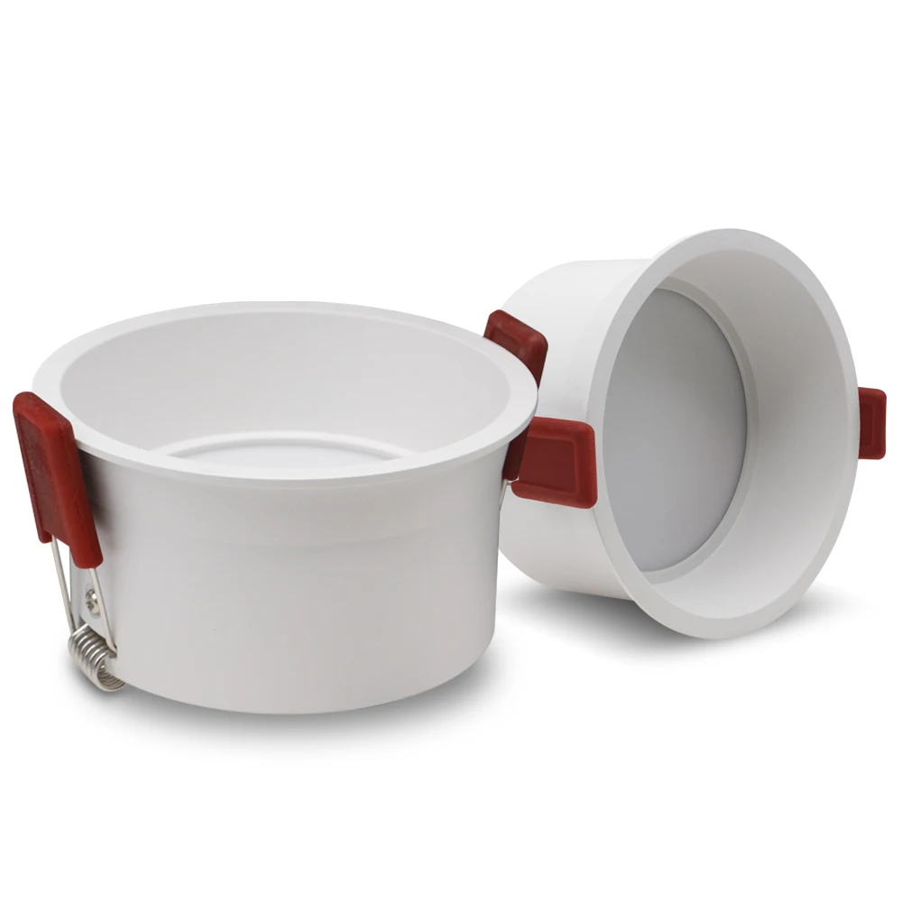 Luz descendente LED regulable, lámpara de techo antideslumbrante de 15W y 12W, CA de 220V y 110V, foco led, dormitorio, cocina