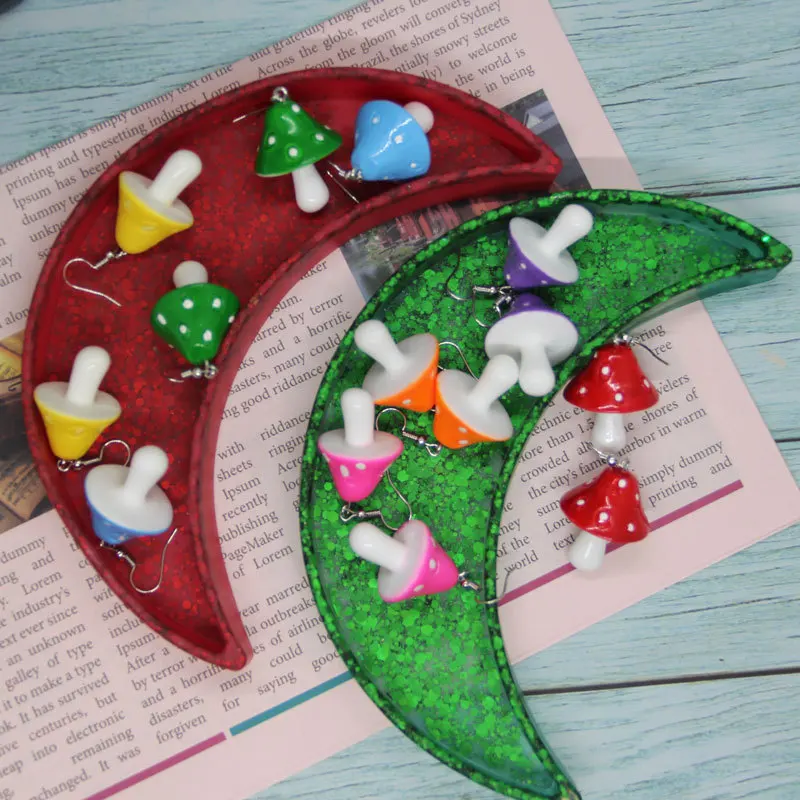 Прозрачная силиконовая форма сделай сам для хранения в форме Луны настольная