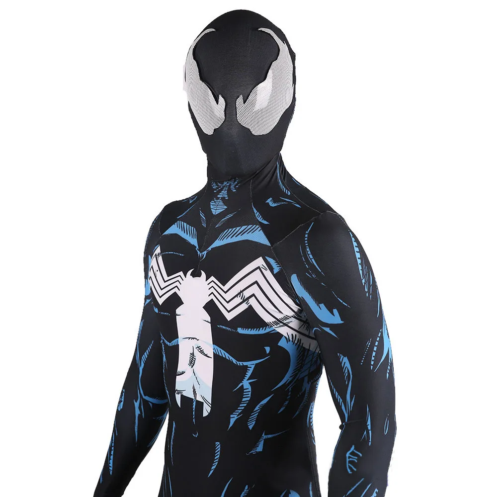 

Venom Symbiosis Venom Bodysuit For Adult men Children Parasite Cosplay Superhero Costumes Jumpsuit Halloween Costume