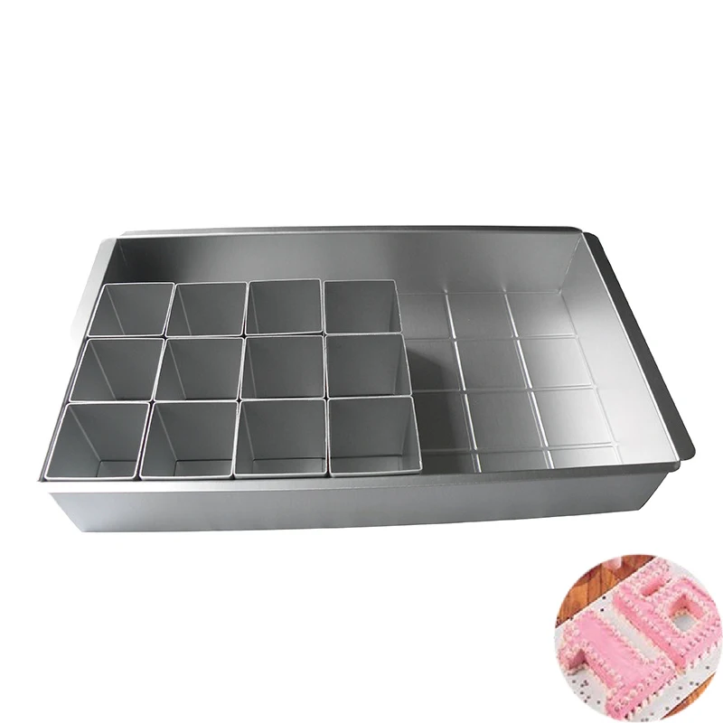 1 Набор алюминиевых форм для торта DIY алфавитная форма выпечки шифона муссов и