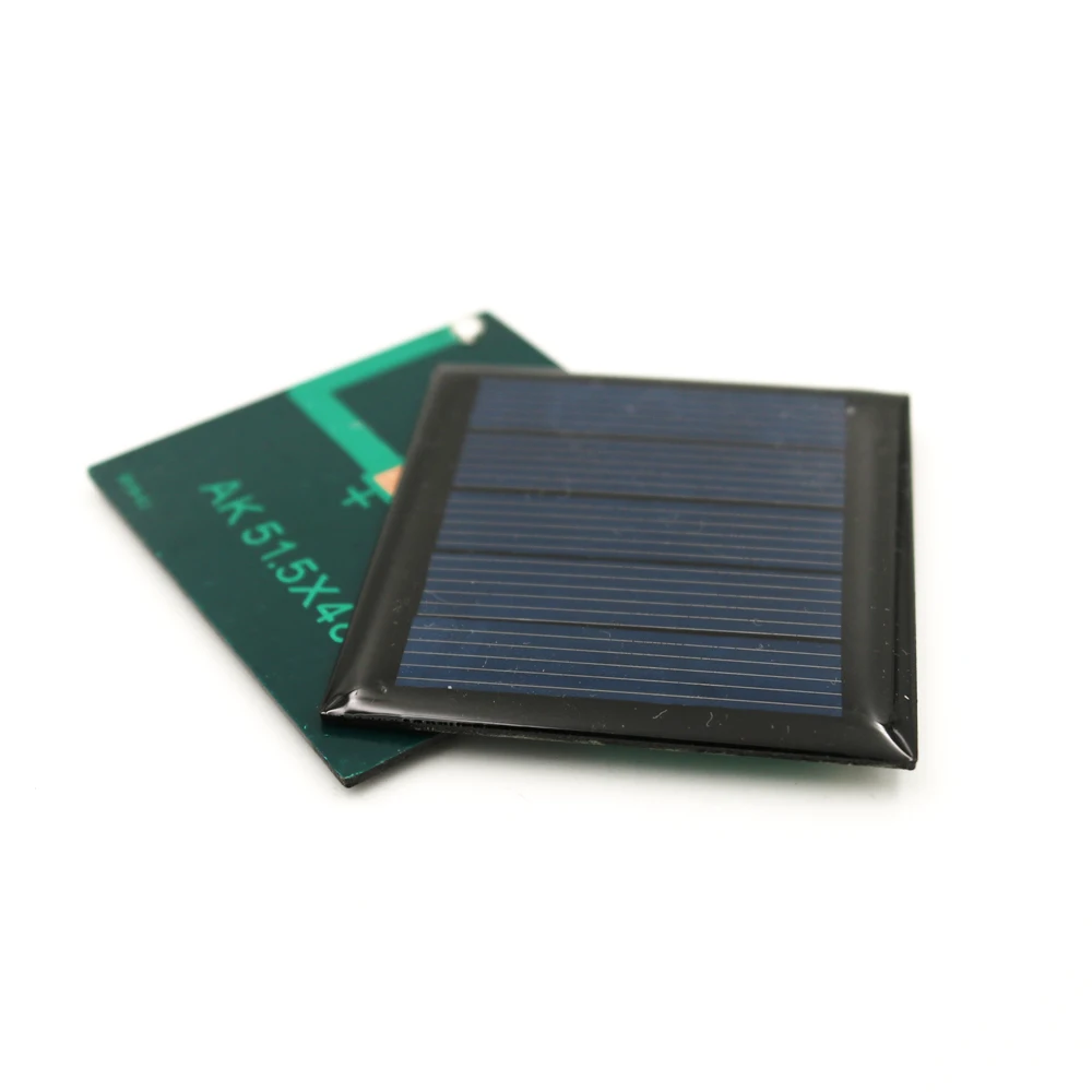 2 шт 5 V 110mA поликристаллическая солнечная панель Кремниевая эпоксидная
