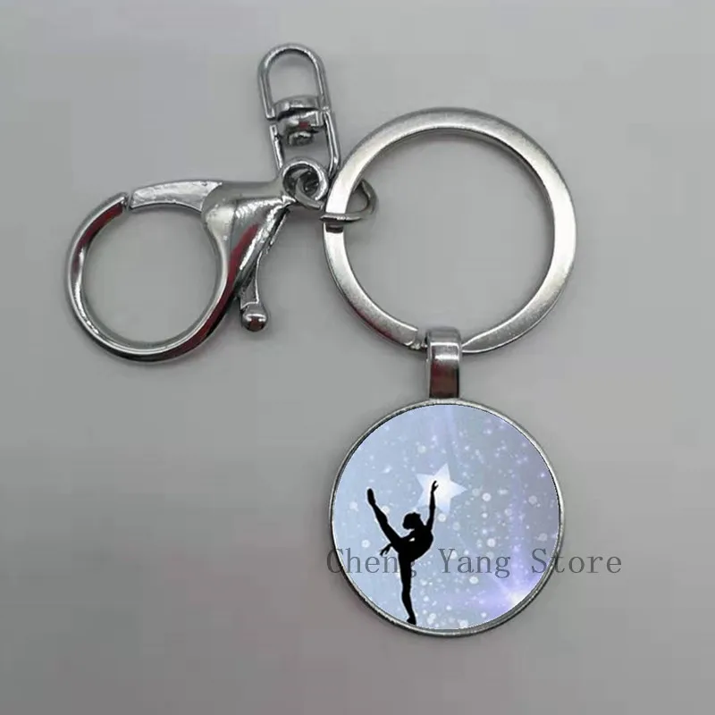 Лидер продаж 2020 Модный классический брелок с подвеской в виде Танцовщицы девочки