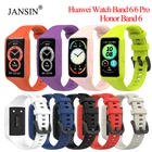Ремешок для Huawei Band 6 Pro, встроенный чехол с силиконовым ремешком для Huawei band 6, браслет для Honor band 6 Correa