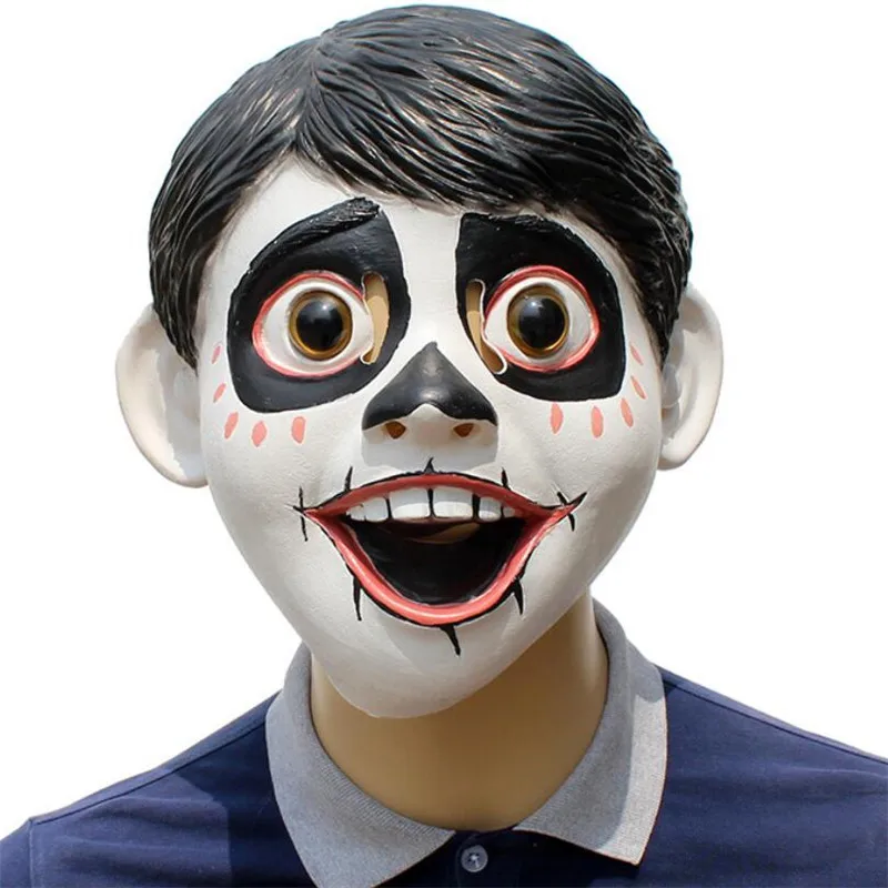 Забавный костюм Коко Мигель из аниме косплей голова полная реквизит для костюма