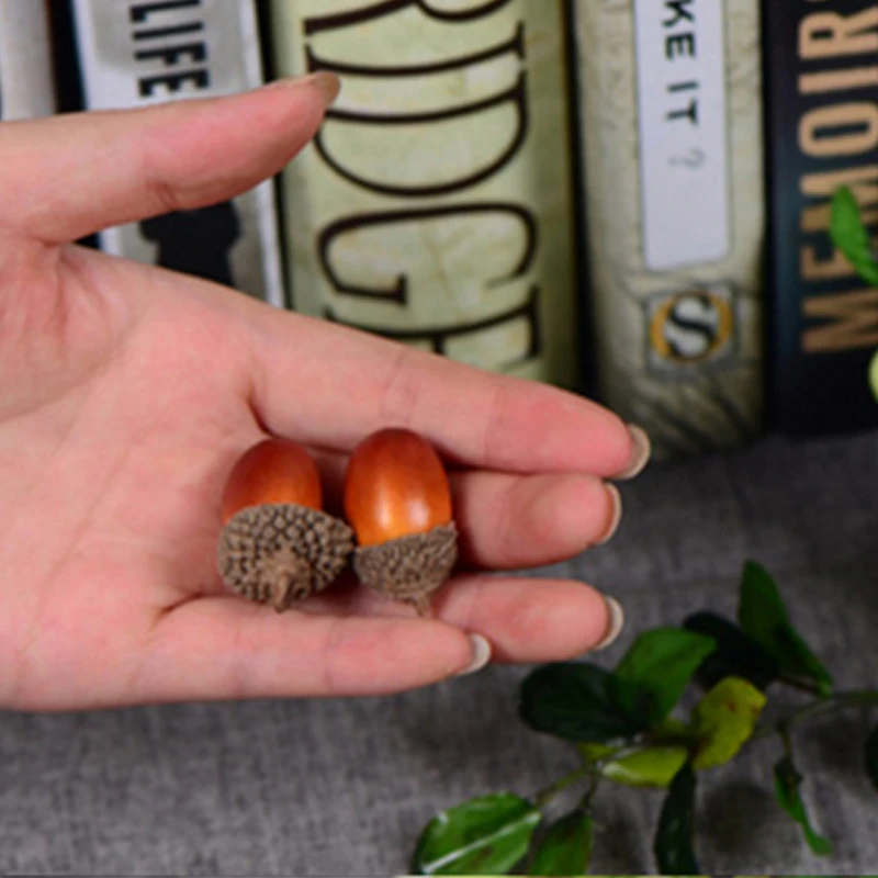 20 шт 3 см пенопластовые сосновые шишки мини искусственный пенопласт фрукты и