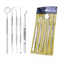 new 345pcs dental mirror stainless steel dental dentist prepared tool set tooth care kit instrument tweezer hoe sickle scaler