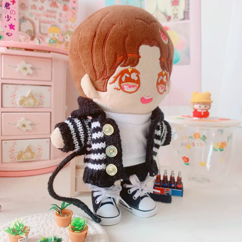 

[MYKPOP]KPOP Doll's Clothes &Accessoiress: Clothes 3pcs Set for 20cm Dolls(without doll) KPOP Fans Collection SA21040704