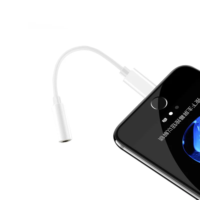 Переходник с Lightning на 3 5 мм AUX аудио адаптер для iPhone 7 8 Plus XS 11 12 Pro Max преобразователь