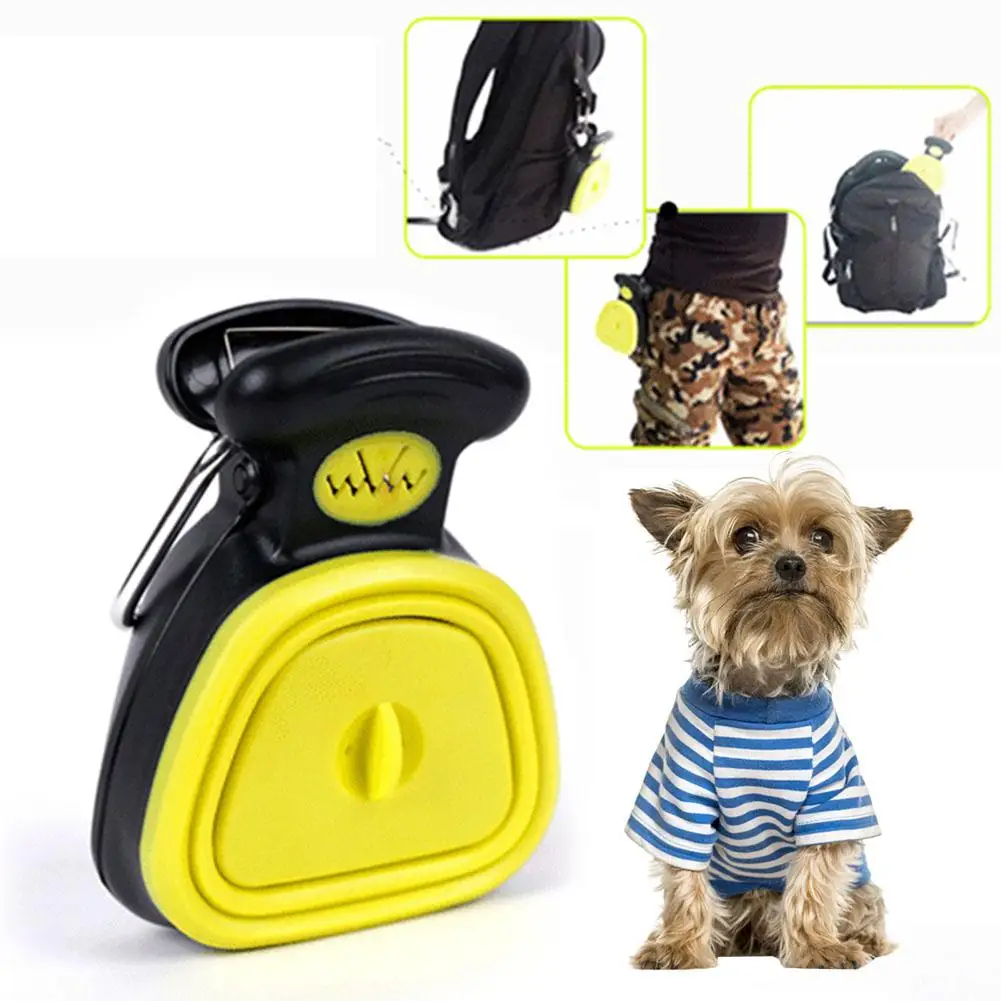 Туалет для домашнего животного собаки Poop Picker складной мешок для мусора для собак Диспенсер для уличных собак мешки для мусора держатель для...