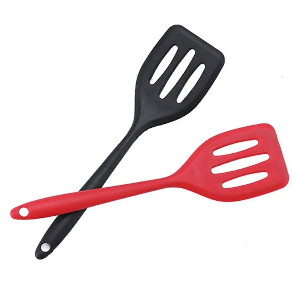

Silicone Turners Gadgets Kitchen Tools For Egg Fish Frying Pan Scoop Fried Shovel Spatula Non-Stick Cooking Utensils