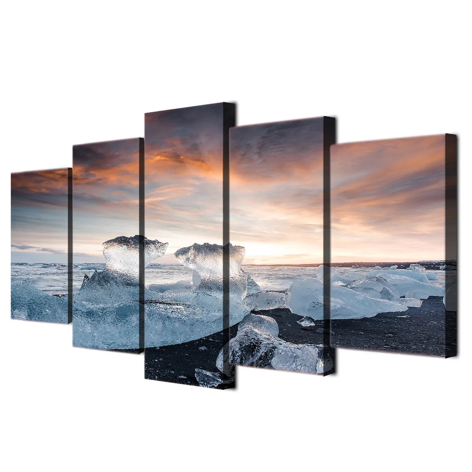 5 панелей для украшения холст настенные картины рамка домашний декор постер