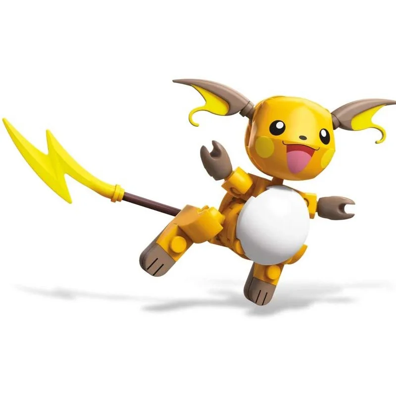 Мега конструкс подлинный Покемон райчу конструктор модели наборы Кирпичи