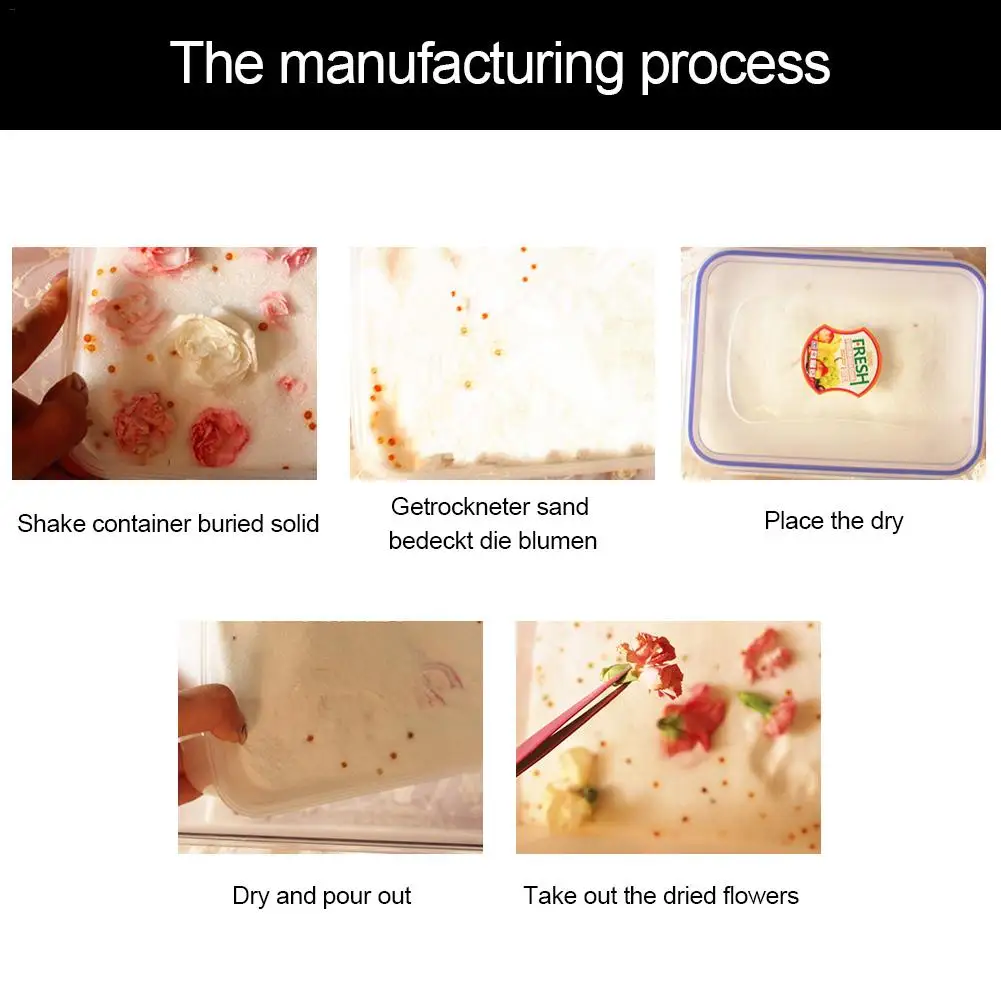 Сушильный песок для цветов домашние сушеные цветы розы DIY трехмерные вечный