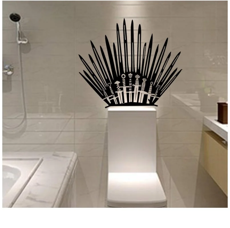 Лидер продаж реквизит для правой игры Железный Трон резная креативная Наклейка