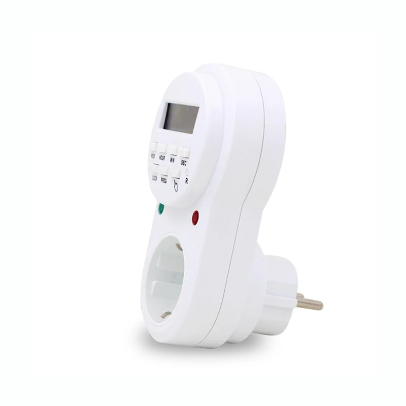 Умная розетка с таймером программируемая электронная цифровая европейской