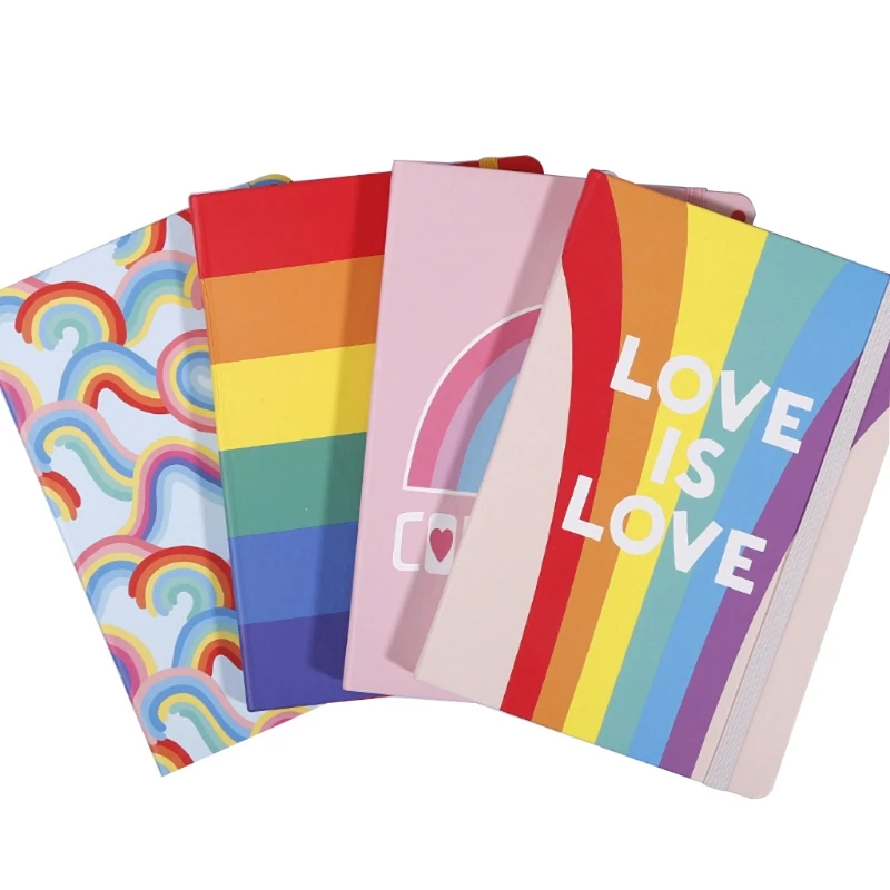 

Радуга Тетрадь w/Весна Петля 192 страниц пишет Noteboook подкладка Бумага A5 держатель серии Hardcover с Тетрадь, личный дневник для записей, для студен...