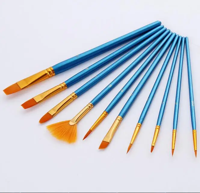 Набор кистей для рисования гуашью 10 шт./компл.|Кисти рисования| |