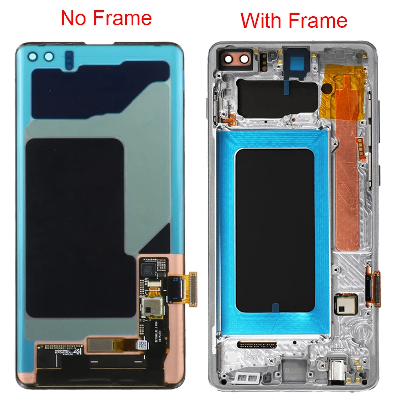 Pantalla LCD Original SM-G975F para Samsung Galaxy S10 Plus, pantalla t&aacute;ctil con marco S10 G973F/DS G973 S10 Plus G975A-2