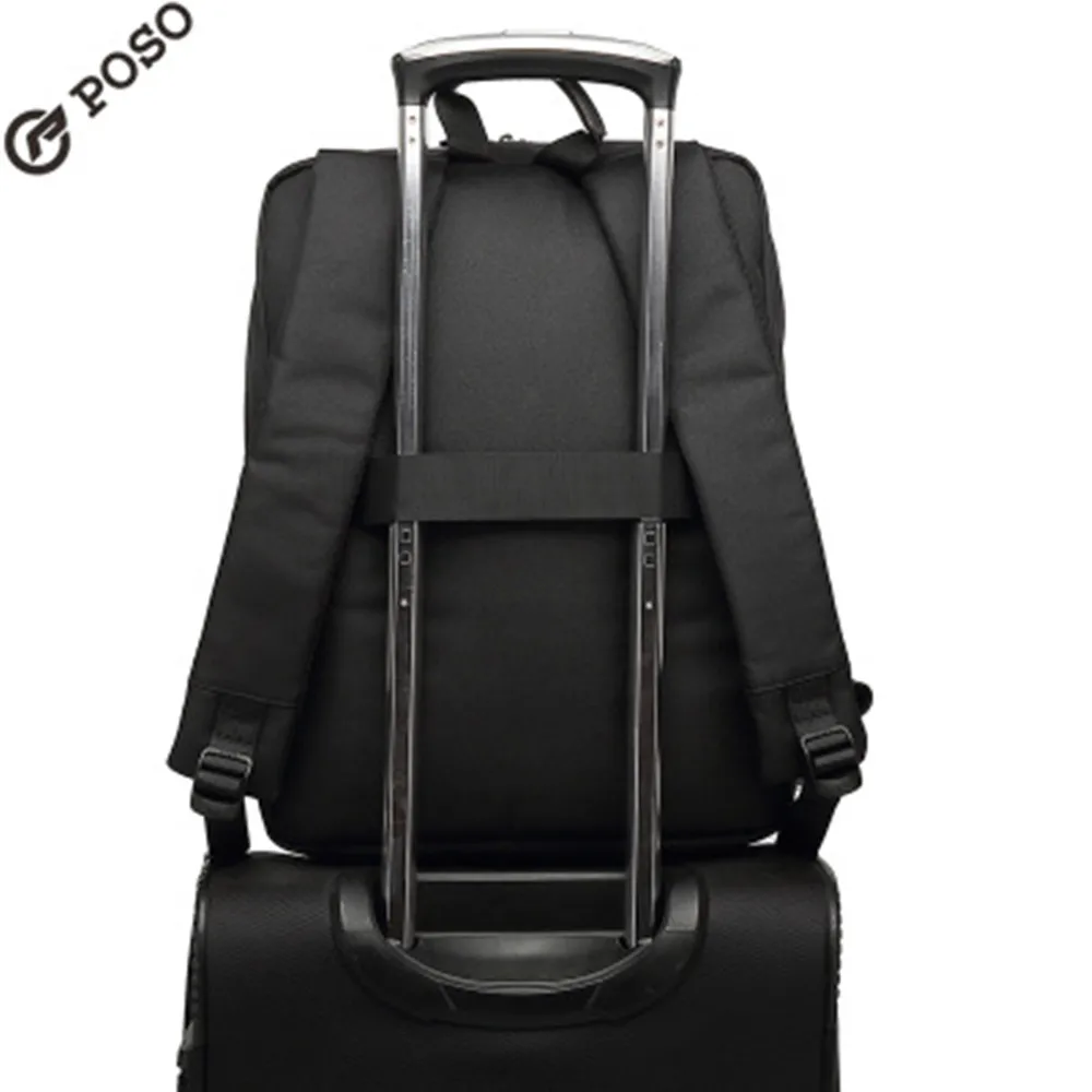 POSO рюкзак 15 6 дюймовый для ноутбука многофункциональный деловой
