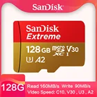 Карта памяти MicroSD SanDisk, 128 ГБ, A2, скорость чтения 160 мс, карта памяти 32 Гб, UHS-I TF, U3 V30, 256 ГБ, 64 Гб, поддержка 4K Extreme Micro SD