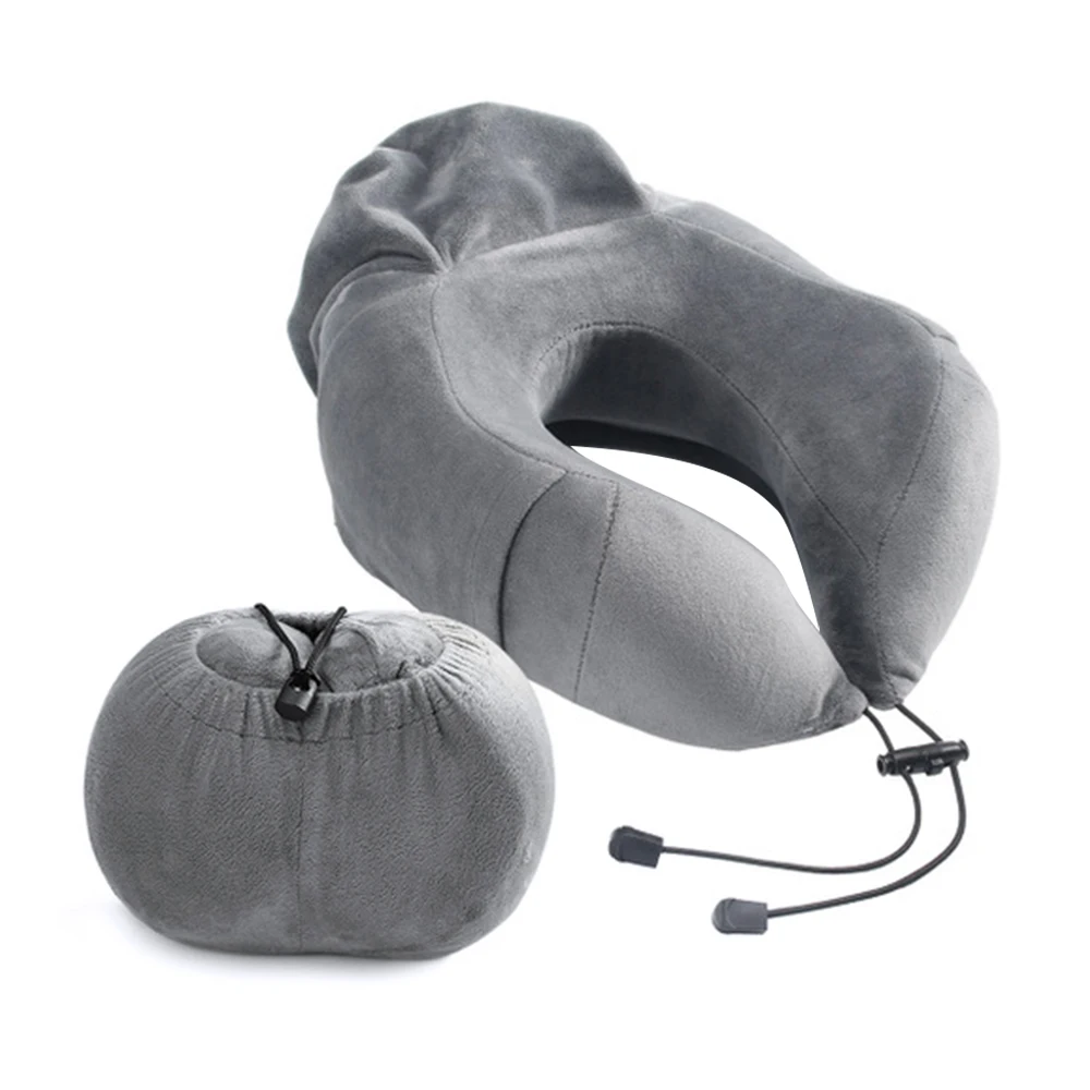 Подушка для путешествий подушка шеи из пены памяти с Чехол удобная портативная
