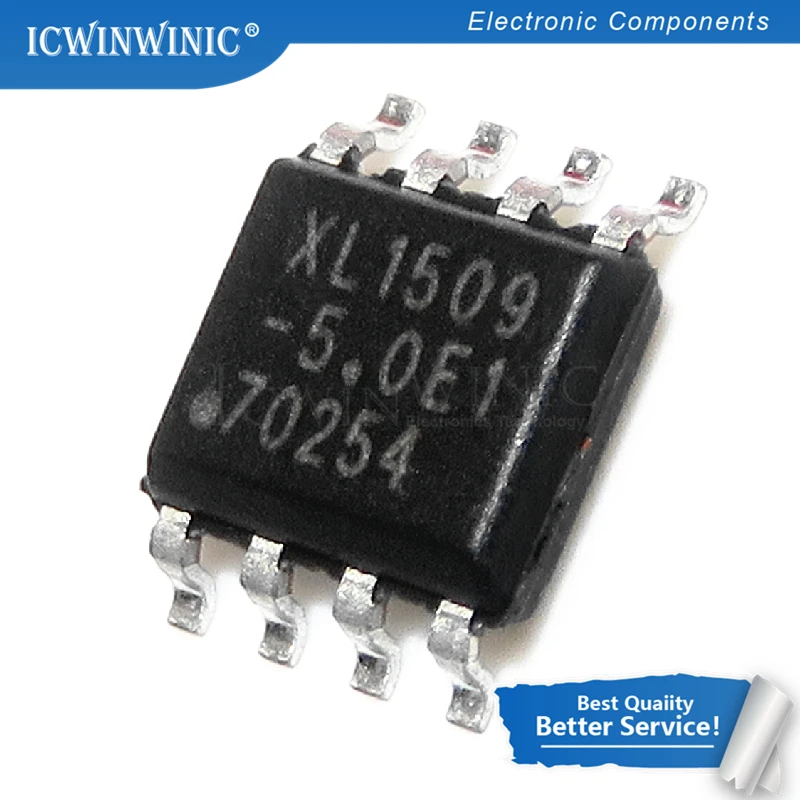 10 шт. XL1509-5.0E1 SOP XL1509-5.0 SOP8 XL1509-5 XL1509 SMD новый и оригинальный IC лапками углублением SOP-8 |