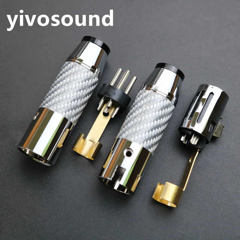 Yivosound высокое качество 3 pin cannon разъем xlr аудио динамик терминал баланс XLR