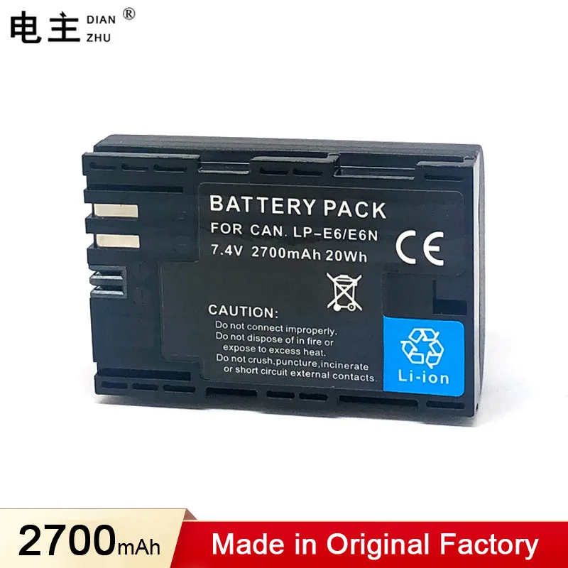 LP-E6 LPE6 LPE6N LP E6 E6N зарядное устройство для Canon EOS 5DS R 5D Mark II III IV 5D2 5D3 5D4 6D 60Da 7D 7D2 70D 80D 90D R5