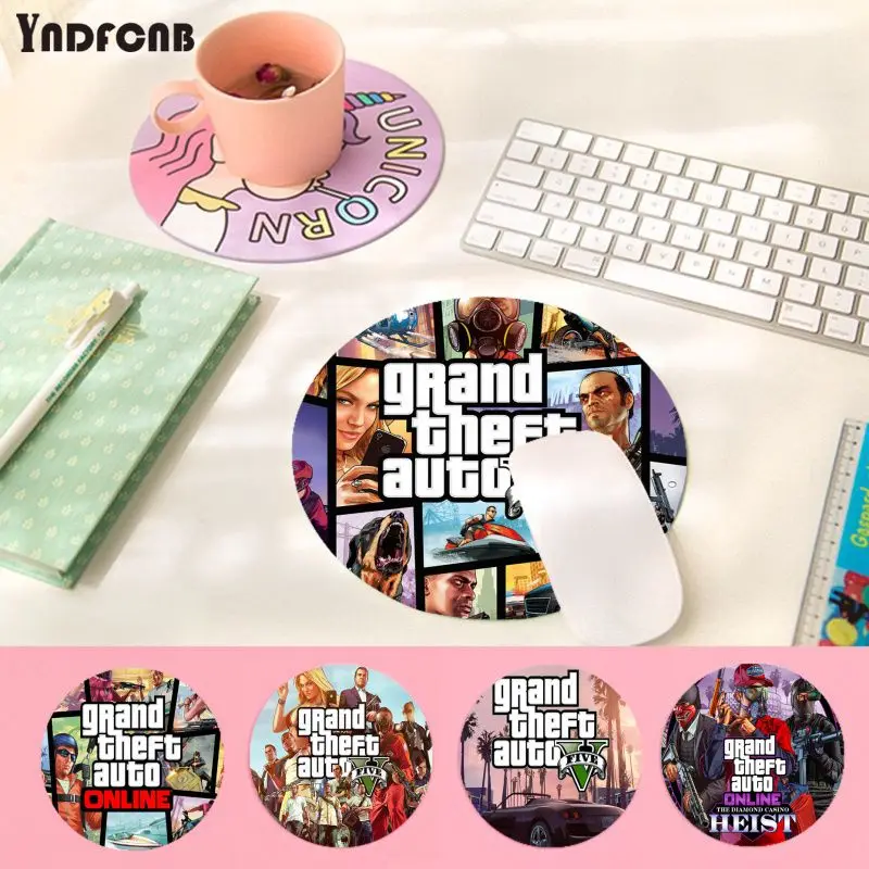 

YNDFCNB Beautiful Anime GTA V Keyboard Gaming MousePads Anti-Slip Laptop PC Mice Pad Mat gaming Mousepad