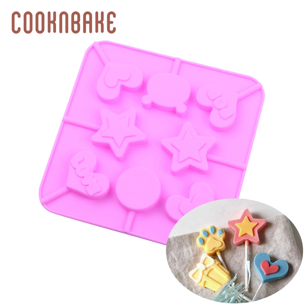 CDY-282 COOKNBAKE силиконовая форма для леденцов, конфет, Круглый Шоколадный леденец, форма для выпечки, силиконовая форма для льда, клейкий торт из желе, украшение, сделай сам - Цвет: CDY-282