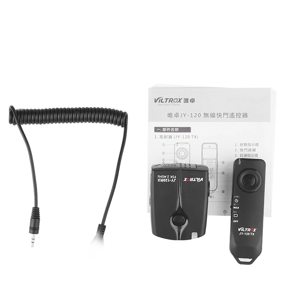 

Viltrox JY-120-S2 Wireless Shutter Release Remote Control for Sony a9II a7sii a7rii a7s a7r a7IV a6500 a6600 a58 HX50 HX60 RX100