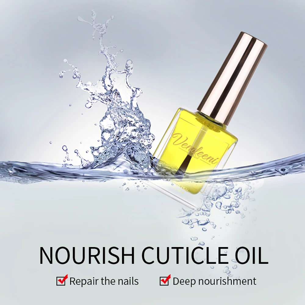 

Vendeeni Nail Cuticle Oil Revitalizer Nutrition Oil Flower Fruit Flavor Nail Art Treatment Care Tools Anti-overflow Gel Softener